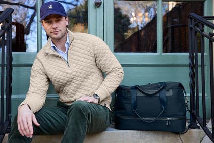 Brooks Brothers® Diamond Quilt 1/4-Zip - NC Eminent