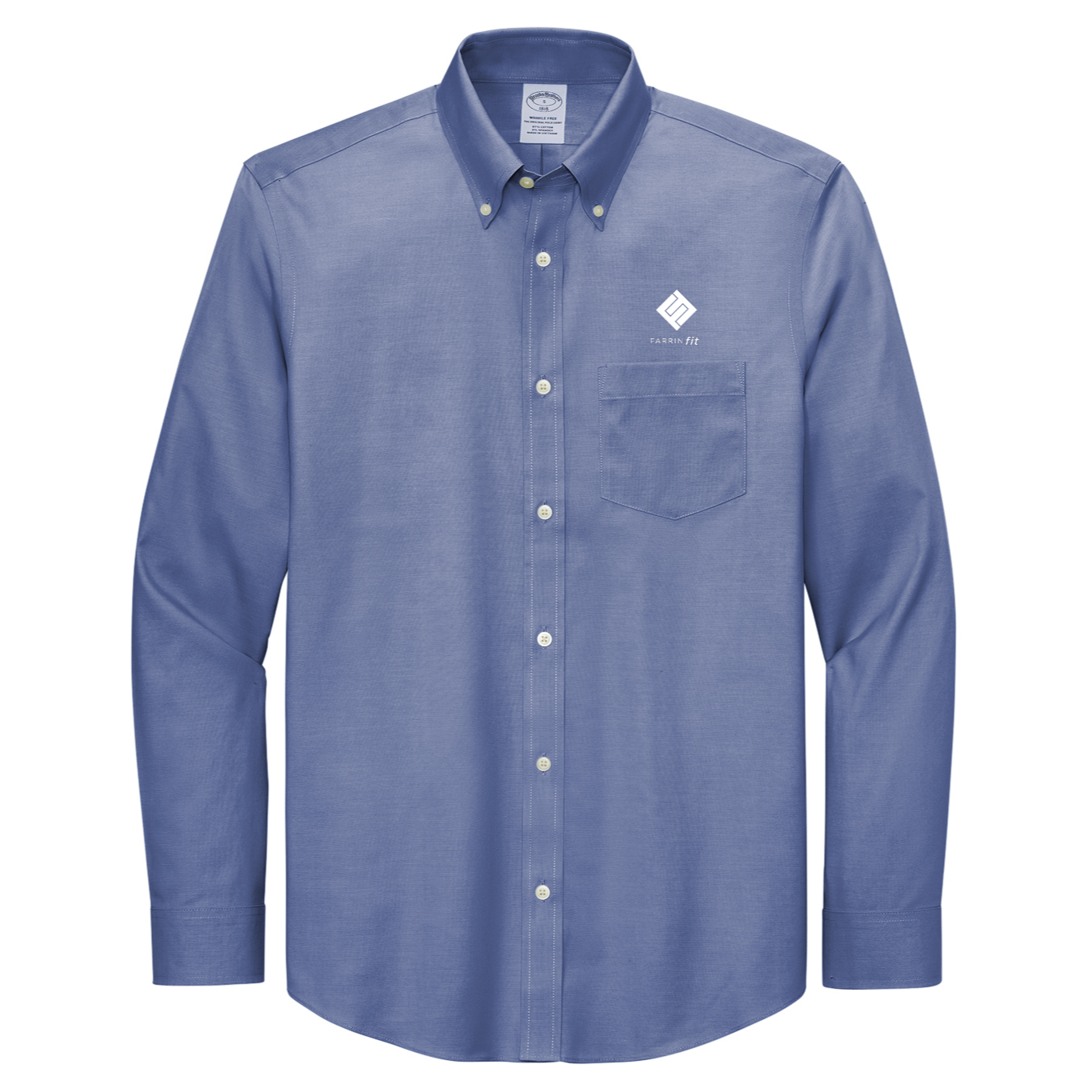 Brooks Brothers® Wrinkle-Free Stretch Pinpoint Shirt - Farrin Fit