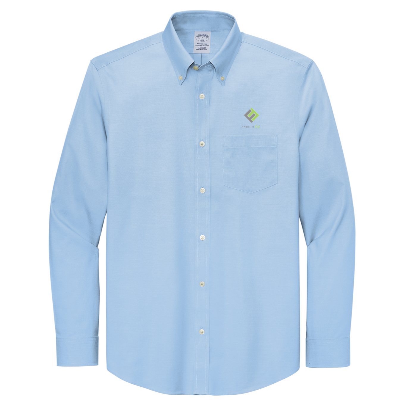 Brooks Brothers® Wrinkle-Free Stretch Pinpoint Shirt - Farrin Fit