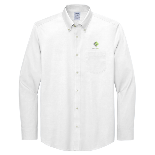 Brooks Brothers® Wrinkle-Free Stretch Pinpoint Shirt - Farrin Fit