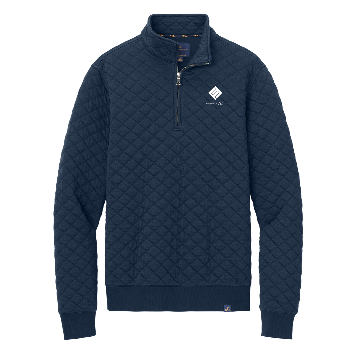 Brooks Brothers® Diamond Quilt 1/4-Zip - Farrin Fit