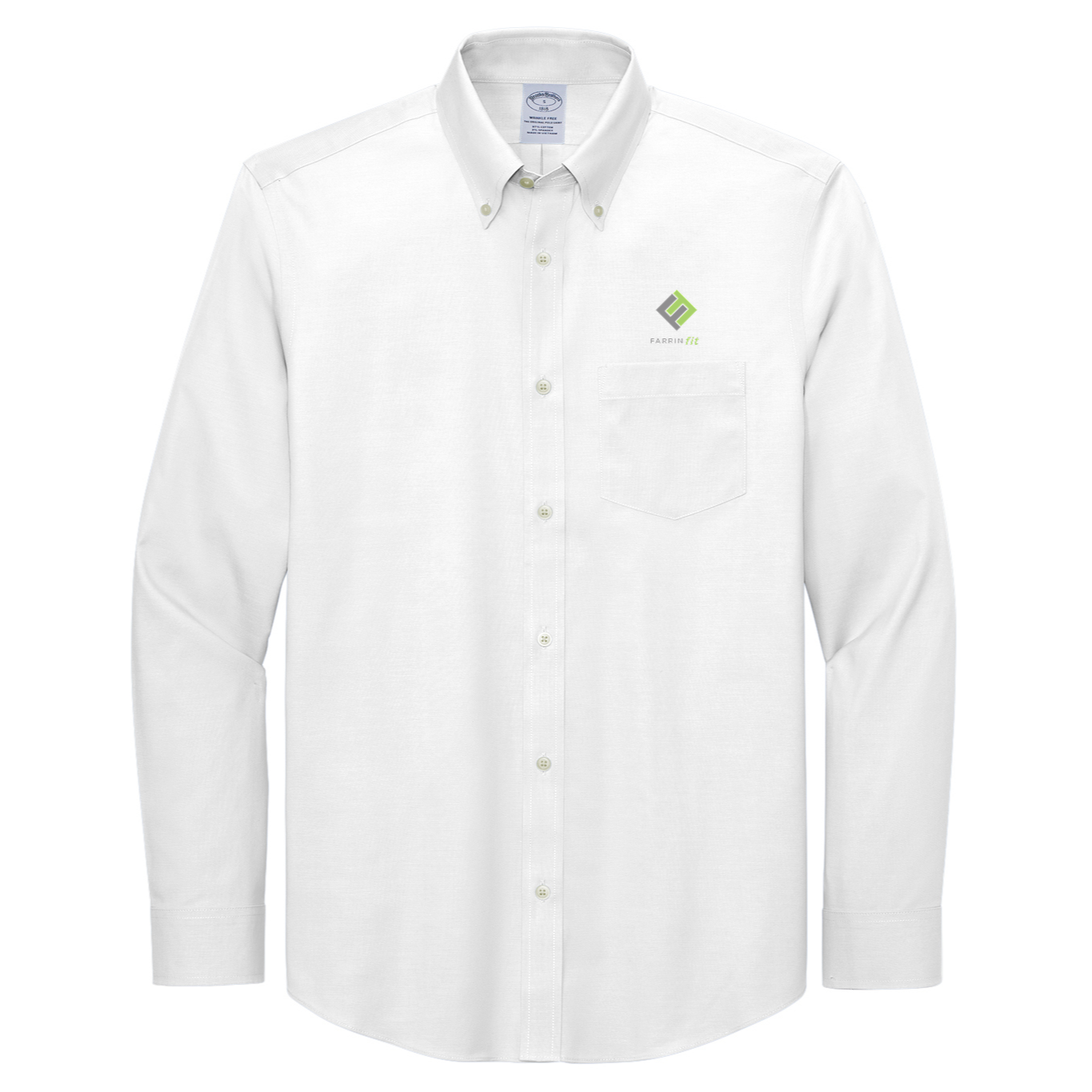 Brooks Brothers® Wrinkle-Free Stretch Pinpoint Shirt - Farrin Fit