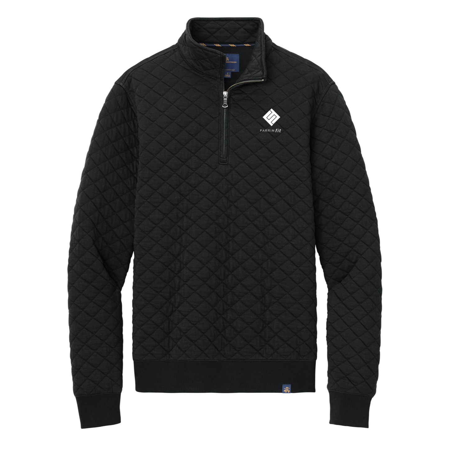 Brooks Brothers® Diamond Quilt 1/4-Zip - Farrin Fit